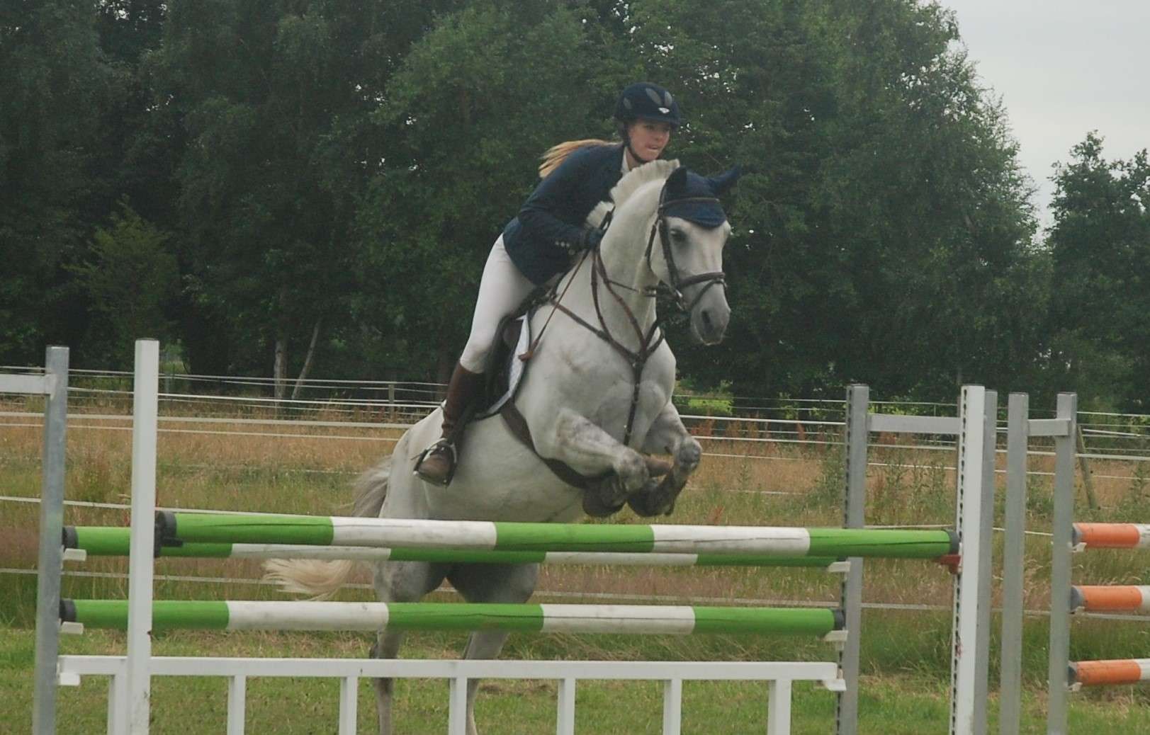 Ohara unter Maja Schwidop im 1,10m Springen Foto: Mareike Placke